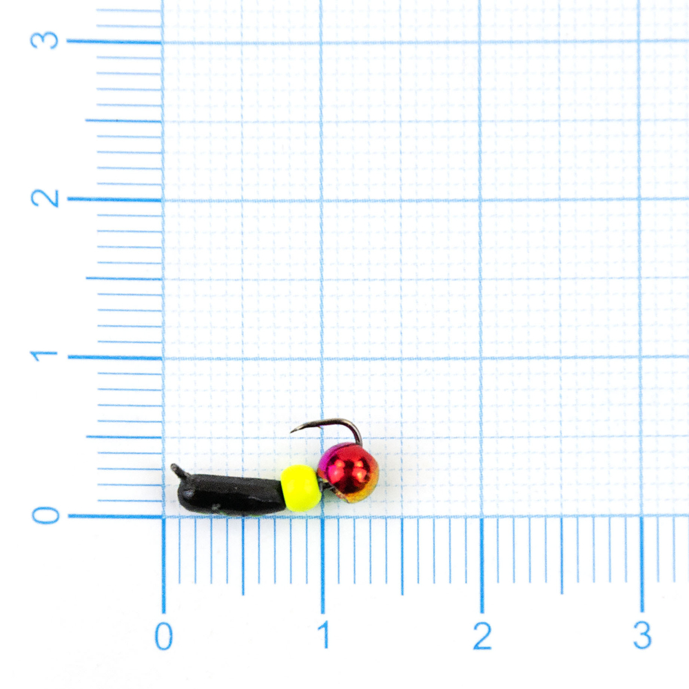 Мормышка Владимирская 618 "Гвоздик Тандем", 2.5мм, 0.7гр (10шт/уп)