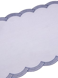 05-92 ОПТ Вышивка на неэл. сетке 18 см, темная лаванда