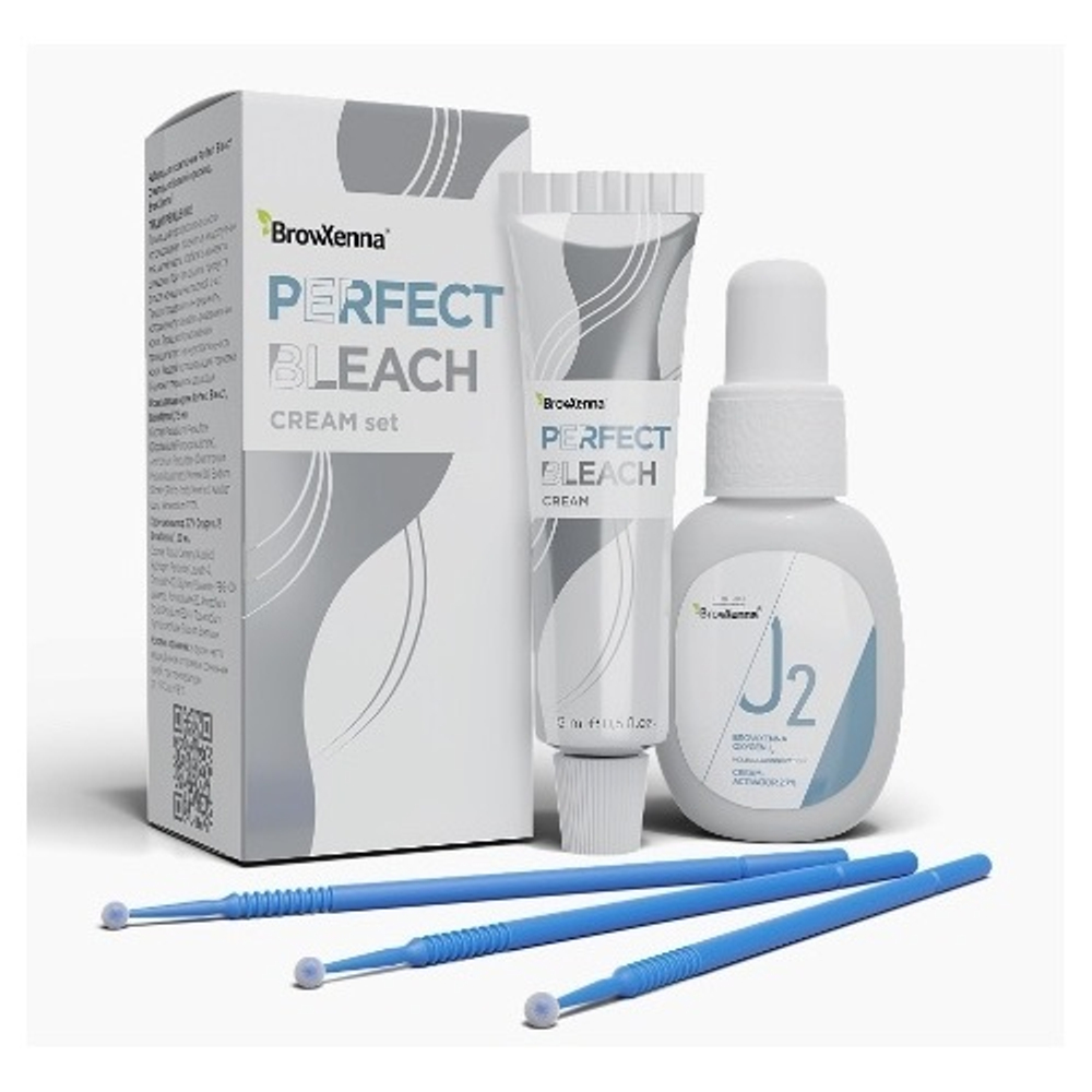 Профессиональный набор крем для осветления бровей Perfect Bleach, BrowXenna®
