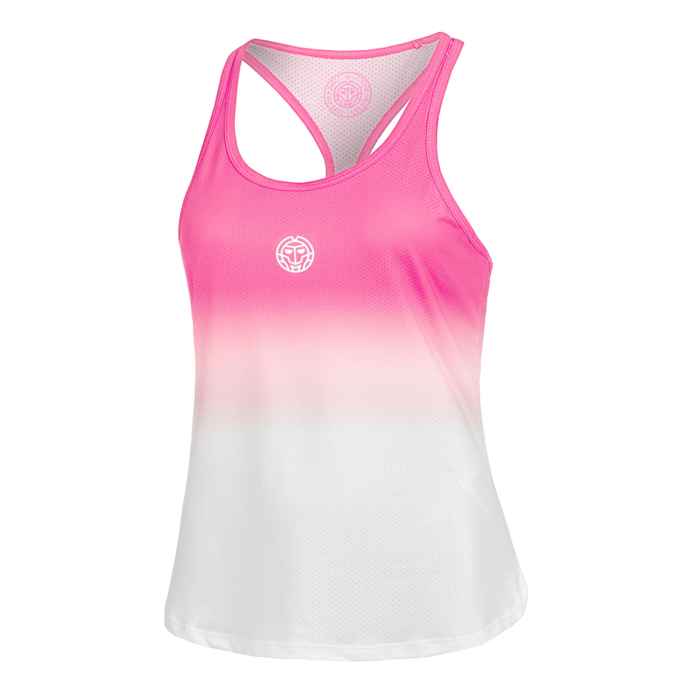 Женская теннисная майка BIDI BADU Crew Gradiant Tank Top Women - Pink, White