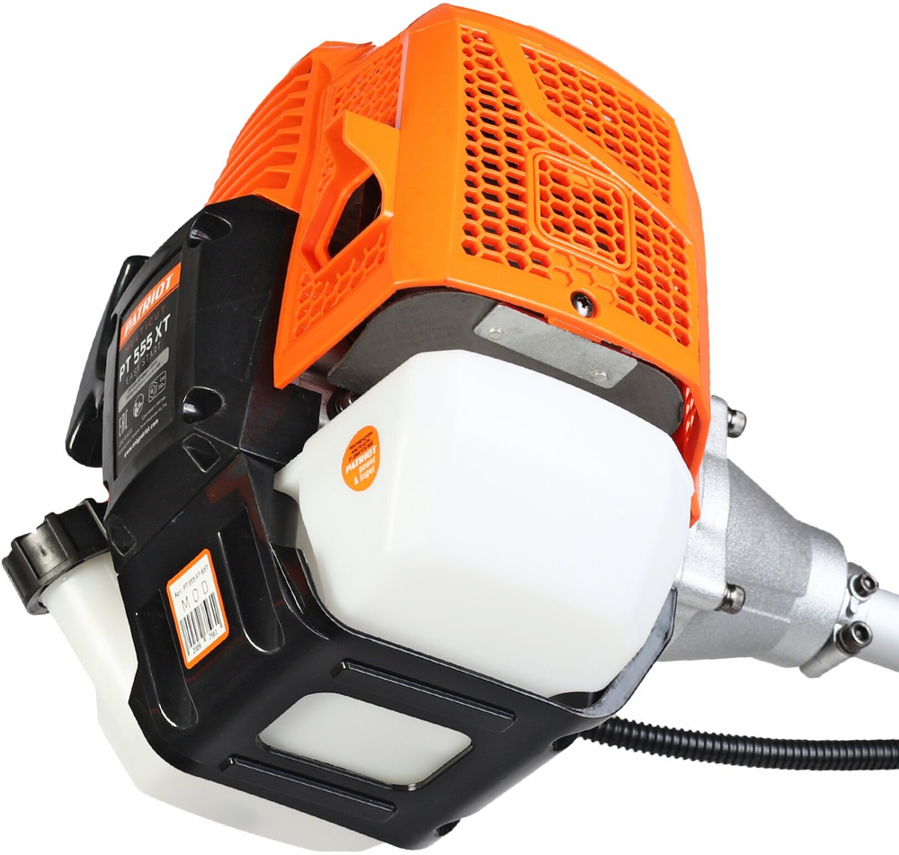 Мотокоса бенз PATRIOT PT 555 (1+1), 52сс, 3.0л.с, жест. вал, U-рук, катушка Comfort+3Т(250106230)