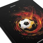 Дневник 1-4 класс 48 л., твердый, BRAUBERG, глянцевая ламинация, с подсказом, "Football", 106360