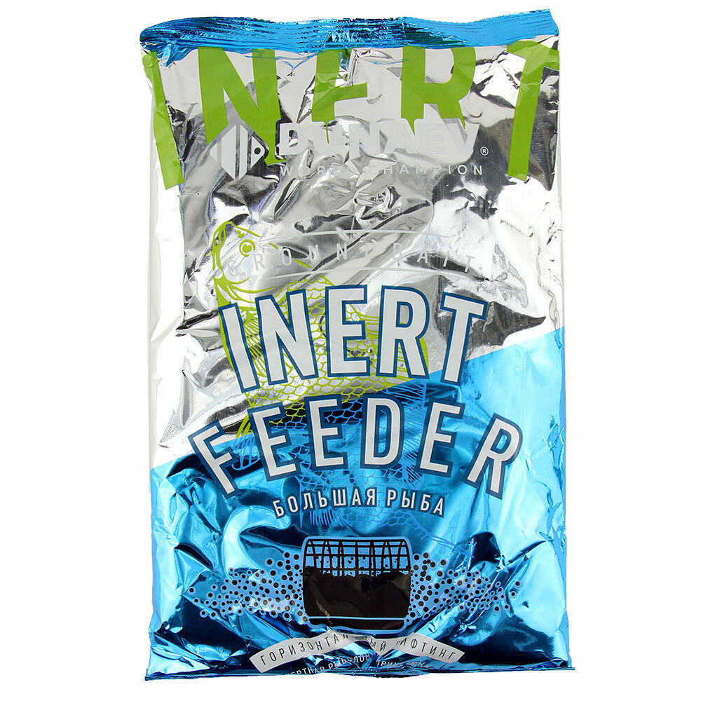 Прикормка "DUNAEV-INERT FEEDER" 1кг Крупная рыба