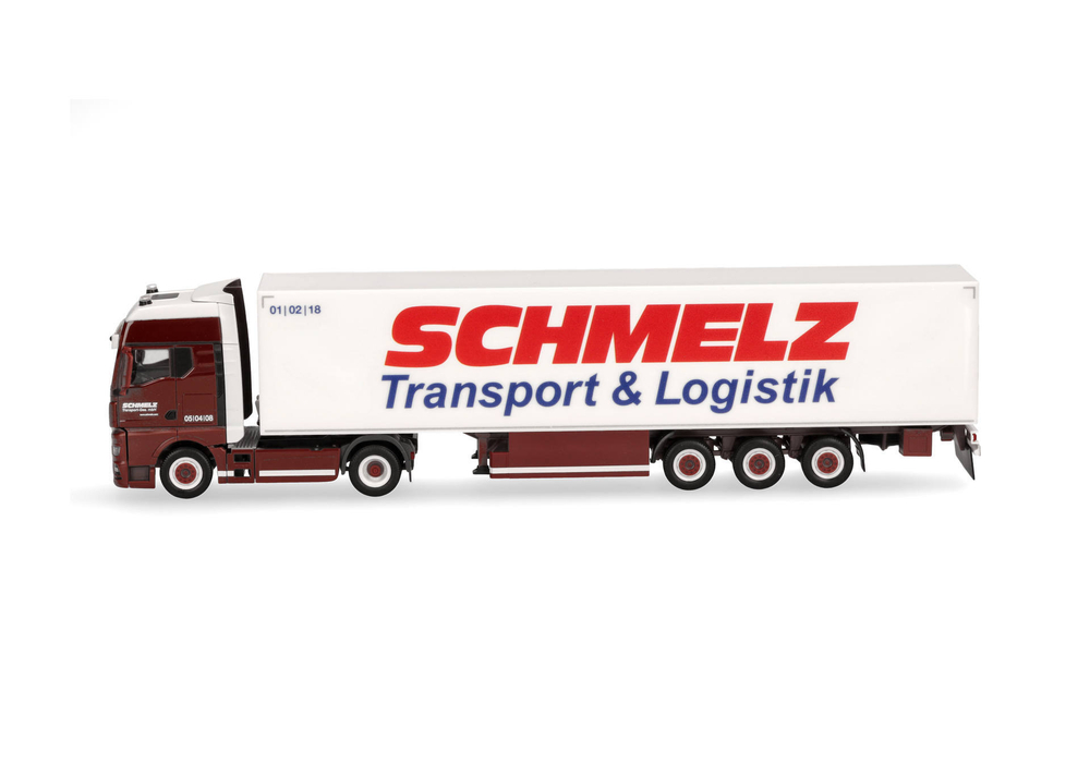 Грузовик MAN TGX GX пп фургон "Schmelz Kassel" (Гессен/Кассель)