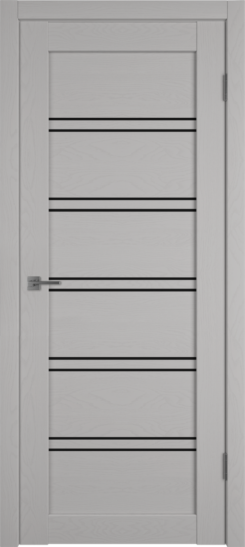 Дверь Atum Pro 28 / Griz Soft / Black Gloss / Владимирские двери