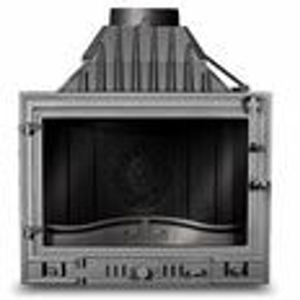 Каминная топка Kaw-met W3 LB (2 стекла левое) чугунная
