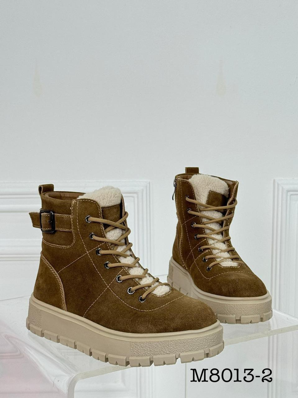 Ботинки зима нат. замша по 8 пар (36-41)р./ M8013-2