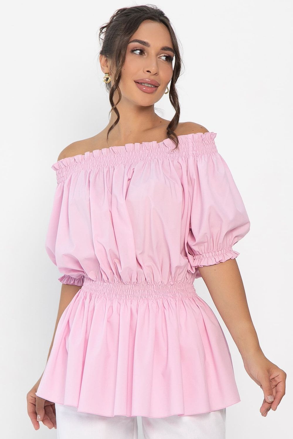 Блуза Летняя идиллия (зефирно-розовая) Б13912-47М LT Collection