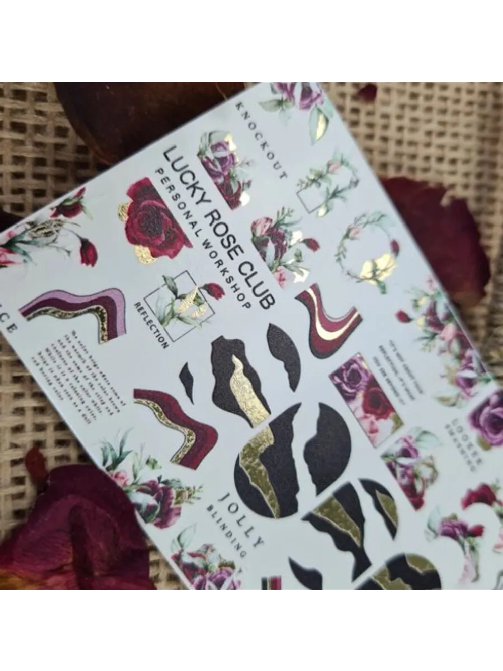 Набор слайдеры 2шт Lucky Rose. Foil 104, 105