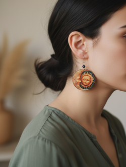 Серьги День Ночь