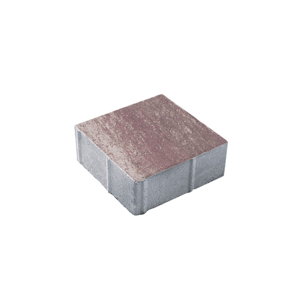 Тротуарная плитка КВАДРАТ 300х300 мм - Листопад гладкий Коралловый песок