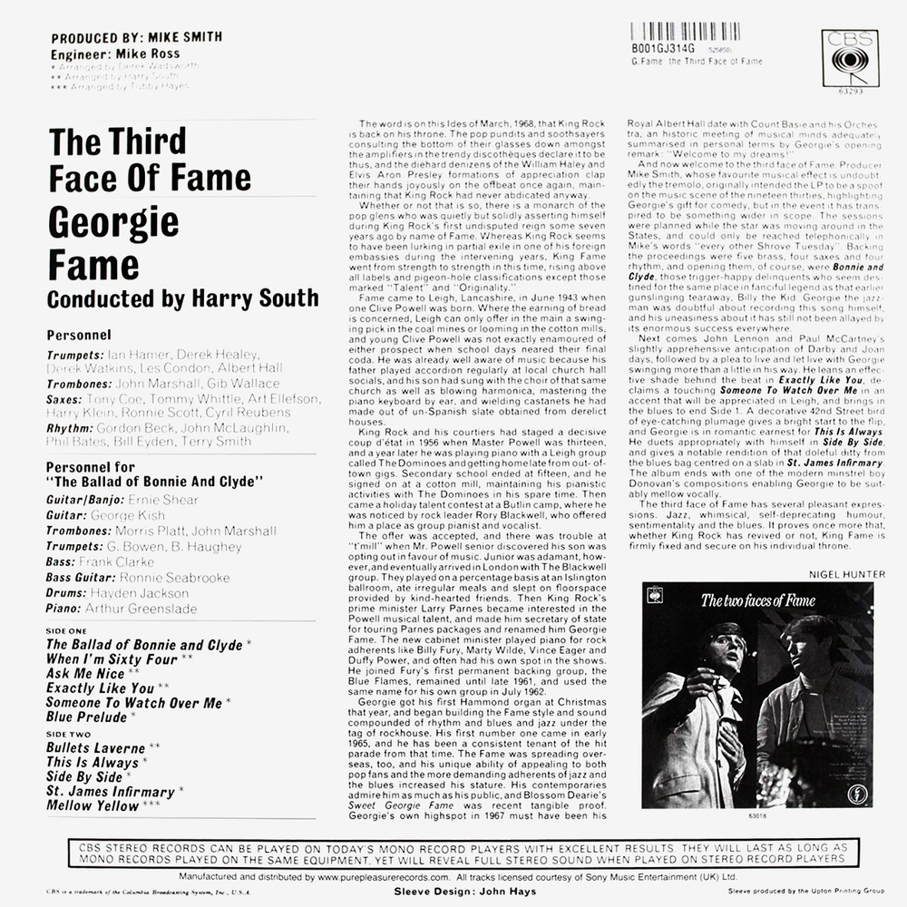 Georgie Fame / The Third Face Of Fame (LP)