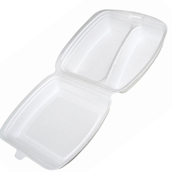 Ланч-бокс вспененный (200) БЕЛЫЙ