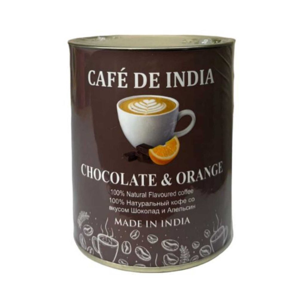 Кофе растворимый со вкусом шоколада и апельсина Bharat BAZAAR Chacolate Orange 100 г, 2 шт