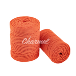 Orange mood Lite cotton cord 4 mm