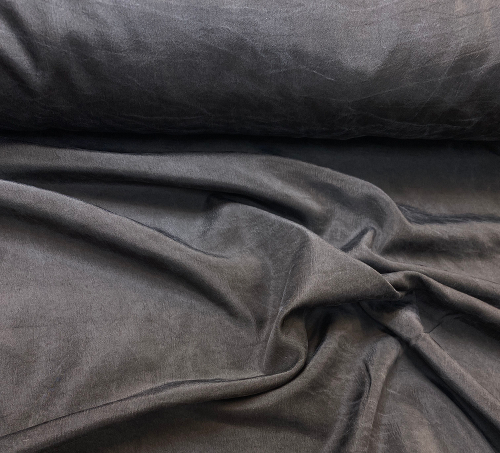 Ткань натуральный вареный шелк 100% (Италия) ш-140см цена за отрез 1,5м