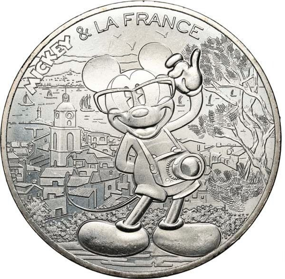 France 10 Euro 2018 – Mickey & La France: Soleil Ardent. Silver Coin from the "Mickey & La France" Series