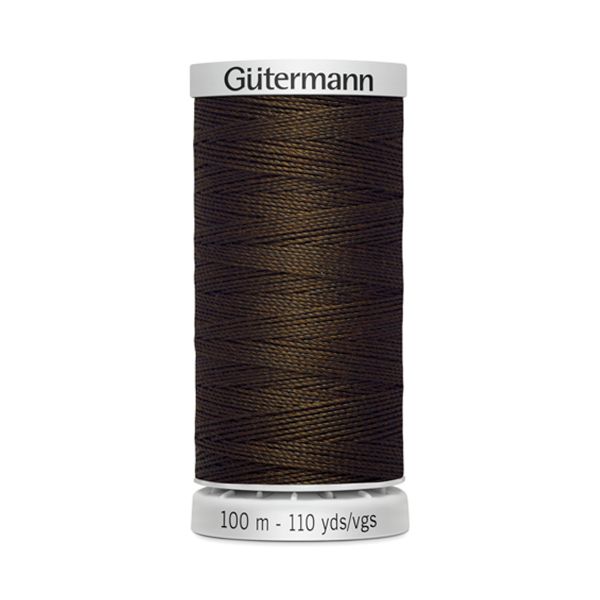 Нитки суперкрепкие Gutermann Extra Strong M782 №40 (100 метров), 5 кат. | 406 шоколад