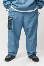Штаны Codered Square Pants Wide Мужские голубые темные