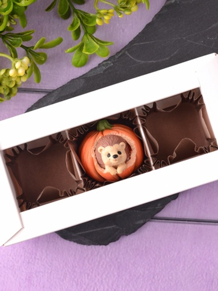 Молд силиконовый "Ежик в тыкве"