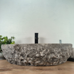 Раковина из мрамора Erozy Grey EM-64668 61*42*15 0189