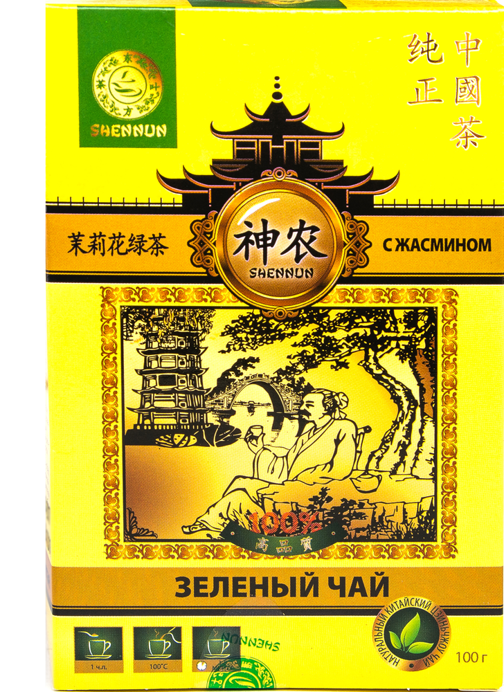 Чай зеленый Shennun с жасмином 100 г