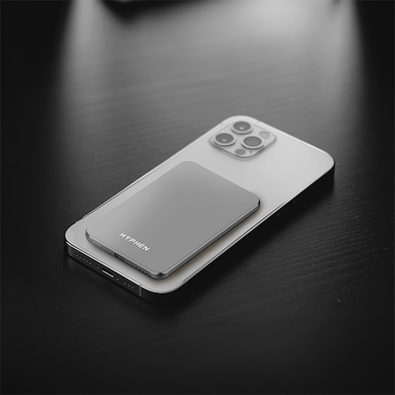 Внешний аккумулятор Hyphen Mowa S5 Super Slim Powerbank 5000 мАч Gray