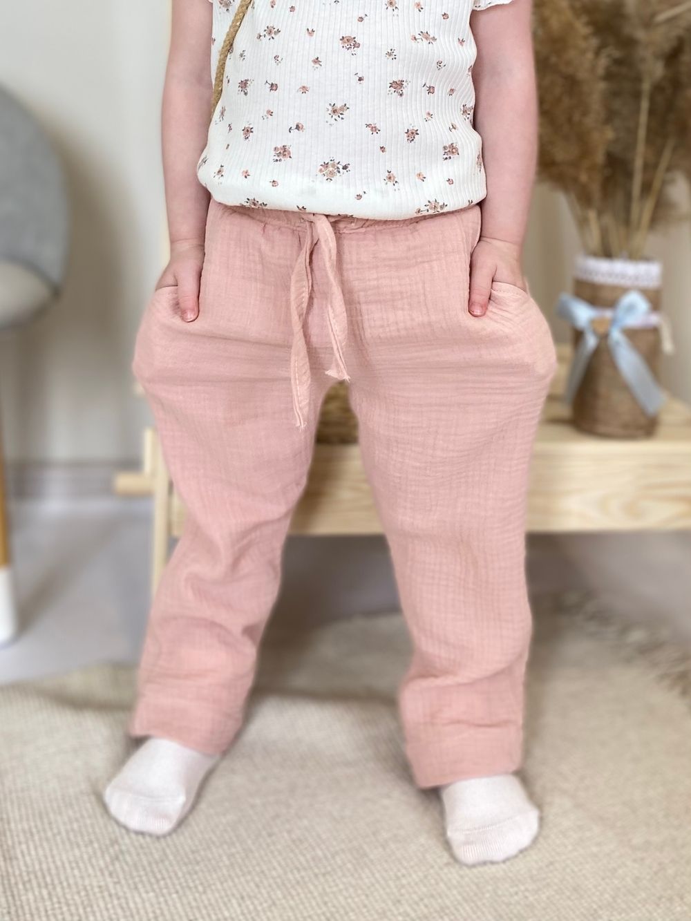 Брюки муслиновые