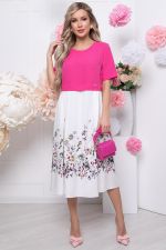 Платье "Кэри" (фуксия) П5783 LT Collection (Акция)