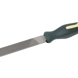 Напильник плоский 10''-250мм, на пластиковом держателе RockForce RF-5056P110