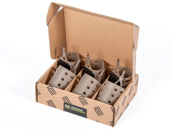 Набор пластиковых фидерных кормушек FC M1 РЕКА 6шт. (коробочная версия)