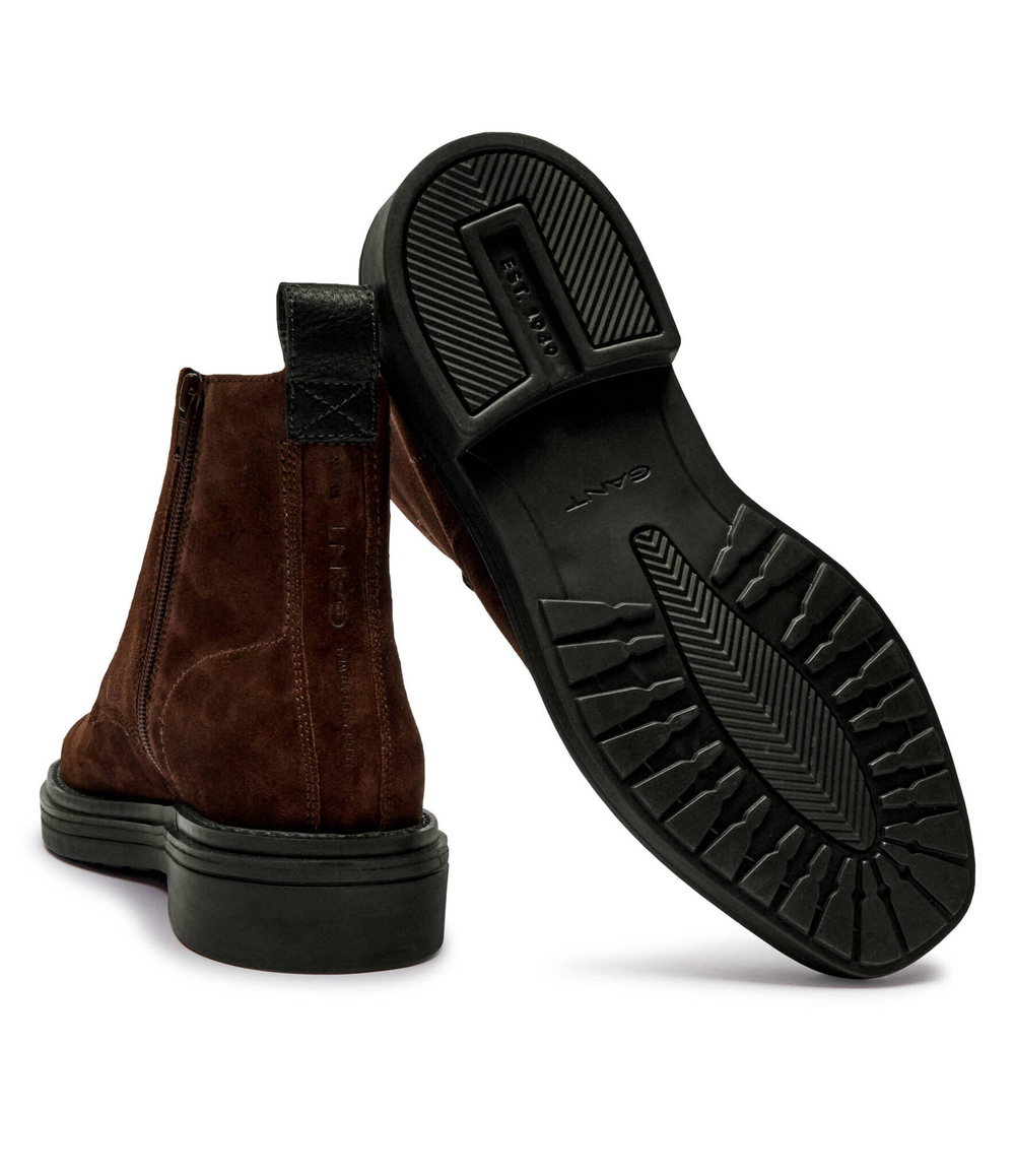 Кожаные высокие сапоги Boggar Gant - коричневый(29643737)