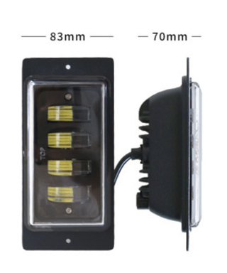 Противотуманки LED (2110-2114) 9-30V  40W (W+Y) 4линз 2реж (пара) RuZoom 2111-LEDRU