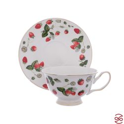 Набор чайных пар Royal Classics Земляника 200 мл (2 шт)