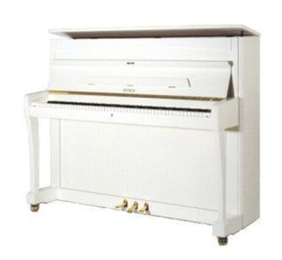 Пианино, Высота 118 См, Цвет Белый, Полированное, Золотая Фурнитура Petrof P 118M1(0001)