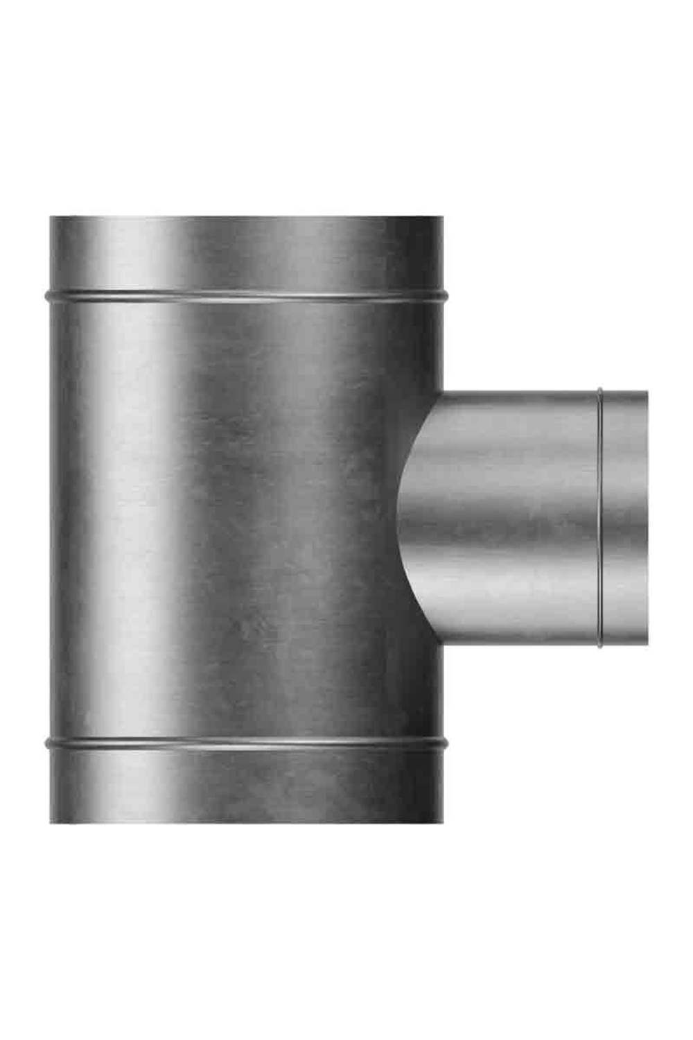 Тройник TRG D400 с выходом D200 оцинк.сталь ERA PRO