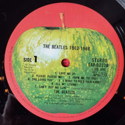 Винтажная виниловая пластинка LP The Beatles 1962-1966 (Japan 1973) (Obi, Booklet) I Want To Hold Your Hand