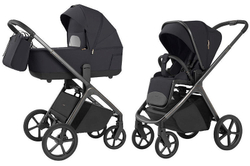 Коляска Carrello Vector 2025 CRL-6551 и автокресло Cybex Aton B2 Steel Grey 3 в 1 Shadow Black