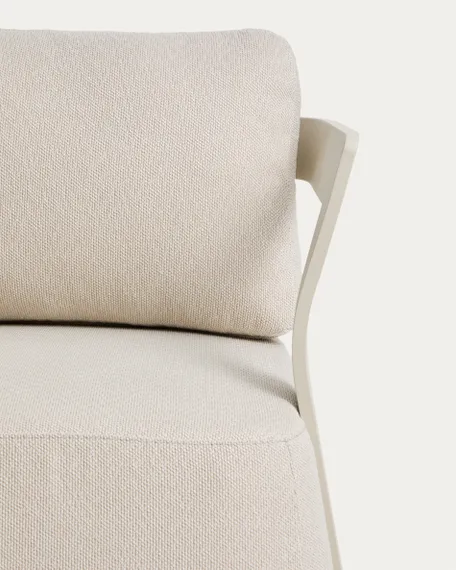 Уличное кресло Tamaris из алюминия цвета экрю