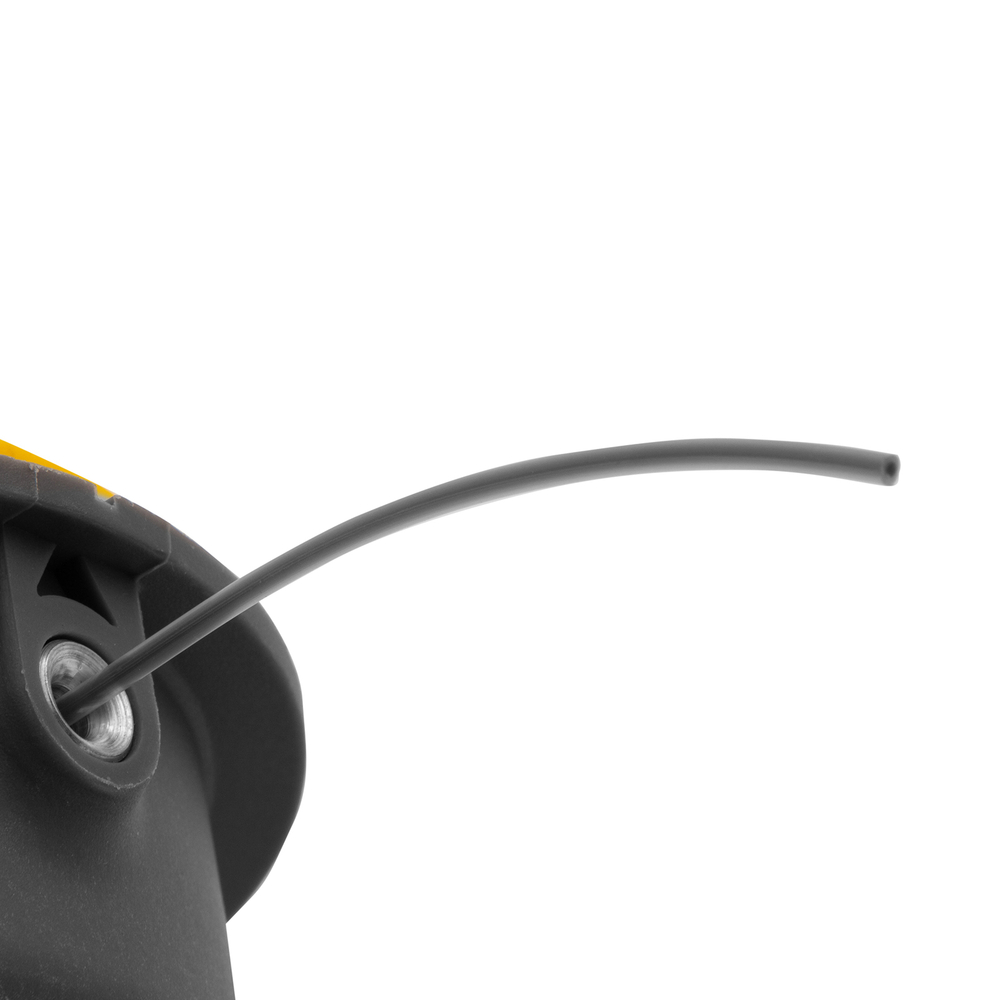 Катушка триммерная полуавтомат, быстрая заправка, шестигранник HEX х 15/6, болт 5/16 левый, М8 левый Denzel