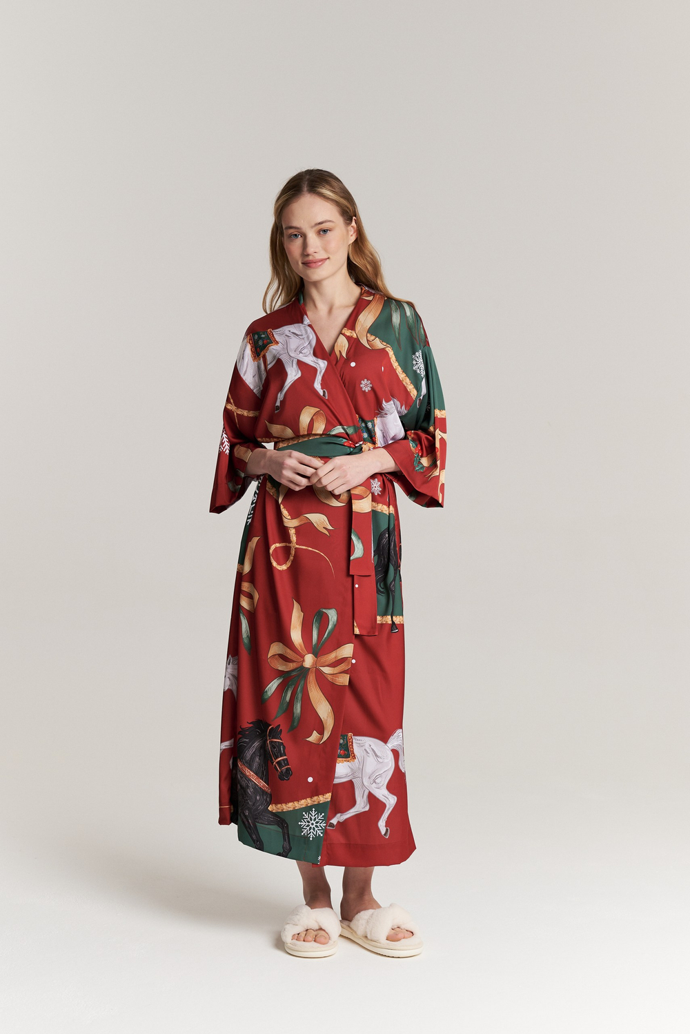 Халат-кимоно one size