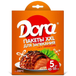 Пакеты для запекания XXL с завязками 45*55см, 5шт «Dora»