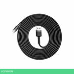 Кабель Baseus Cafule 3m Gray/Black (CATKLF-UG1)