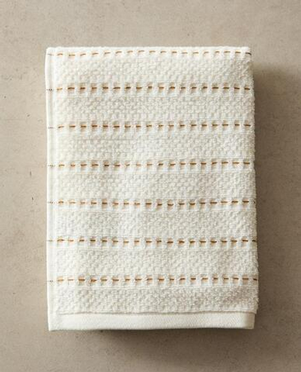 ZARA HOME КУХОННОЕ ПОЛОТЕНЦЕ ИЗ ХЛОПКА, ЭКРЮ