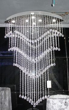 cristal  cascade chandelier  11-03  by Cristallino