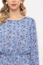 Платье "Фортуна" (цветы на голубом) П5327 LT Collection (Акция)