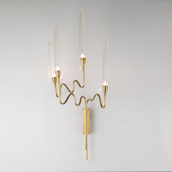 Бра Cloyd ZOAR W4 / выс. 60 см - латунь (арт.20392)