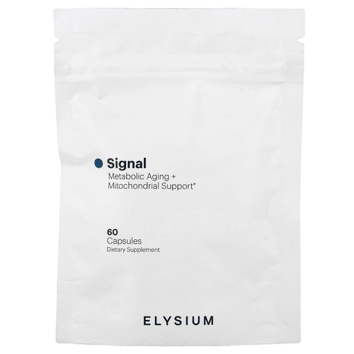 Elysium, Signal, средство для борьбы с метаболическим старением и поддержкой митохондрий, 60 капсул