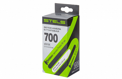 Велокамера 700x25/32C вентиль Presta 48мм CHAOYANG/STELS, облегченная, в инд. упаковке