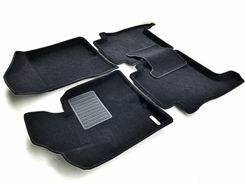 Коврики салона для HYUNDAI Santa Fe (2010-2012) Euromat 3D Business черные. Арт. EMC3D-002715